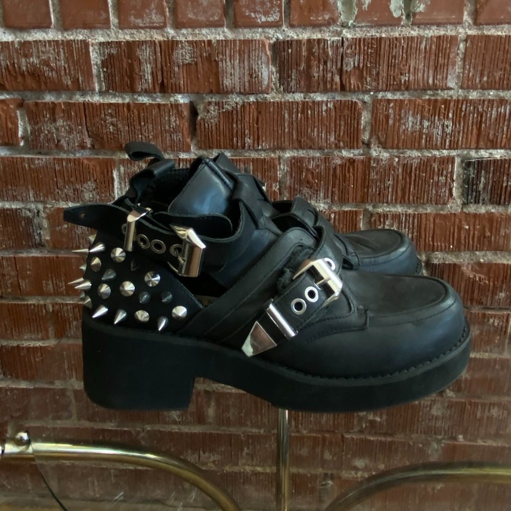 Punk Studded Platform Boots